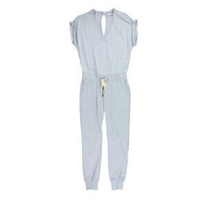 n:PHILANTHROPY Lawes Short Sleeve Jumpsuit XL Blue